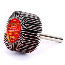 Круг MESSER шлифовальный лепестковый с оправкой (на шпильке) 40х20х6 #80 - изображение 2