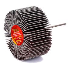 Круг MESSER шлифовальный лепестковый с оправкой (на шпильке) 60х30х6 #40 - изображение 2