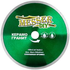 Диск алмазный сплошной Messer DIY 180 мм (керамогранит) - изображение 2