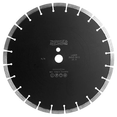 Диск для резки гранита Messer G/X-J 350D-2.6T-10W-32/25,4 (мокрый, сплошная кромка) - изображение 8