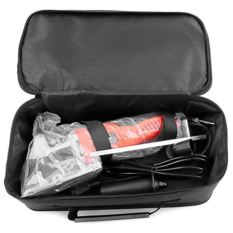 Циркулярная мини-пила MESSER M200 в комплекте с 3мя дисками (алмаз, HSS, TCT) 500Вт, 3500-6500 об/ми - изображение 8