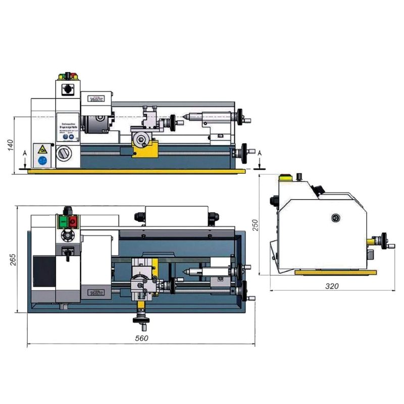 Станок токарный Metal Master MML 1425V - изображение 7