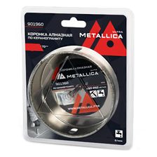 Коронка алмазная METALLICA Ultra 120х70 мм, #46, с сверлом, по керамограниту, плитке, в блистере - изображение 2