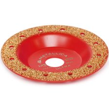 Чашка твердосплавная шлифовальная METALLICA Ultra 125х22,2 мм, #8, плоская, по дереву - изображение 2