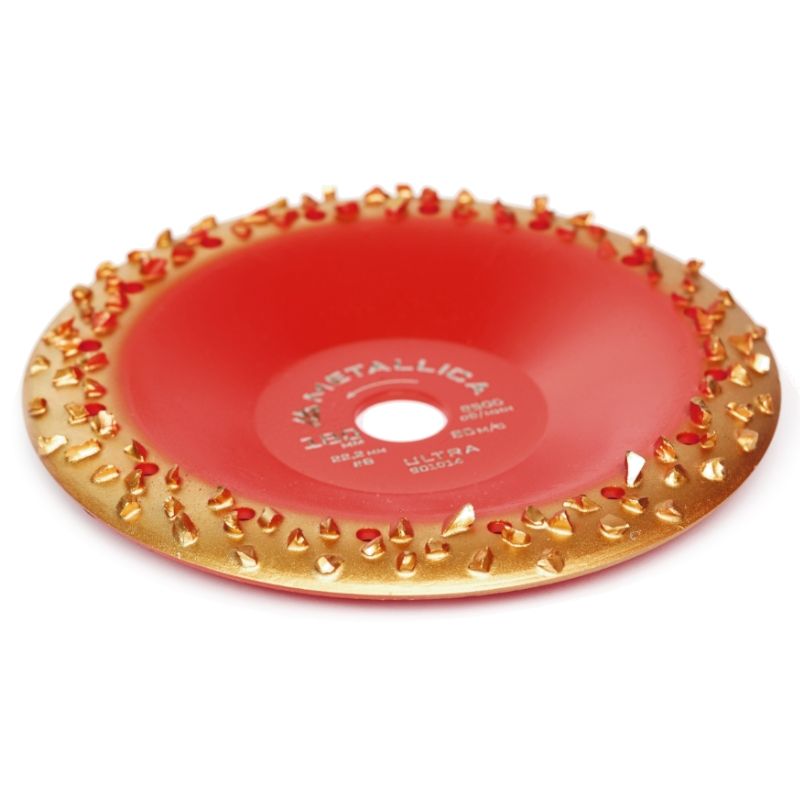 Чашка твердосплавная шлифовальная METALLICA Ultra 180х22,2 мм,  #8, закругленная, по дереву. В кор.