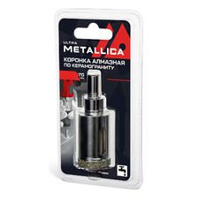 Коронка алмазная METALLICA Ultra  30х70 мм, #46, с сверлом, по керамограниту, плитке, в блистере - изображение 2