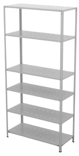 Металлический стеллаж ГТС ТС Лайт 2200x1000x300, полки: 6 шт. метал. перф. 99-221030404