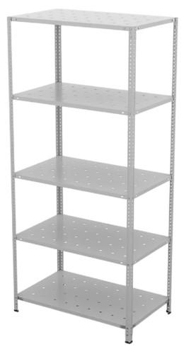 Металлический стеллаж ГТС ТС Лайт 2200x1000x500, полки: 5 шт. метал. перф. 99-221050403