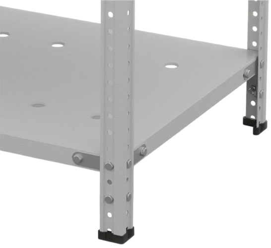 Металлический стеллаж ГТС ТС Лайт 2200x1000x400, полки: 6 шт. метал. перф. 99-221040404 - изображение 2