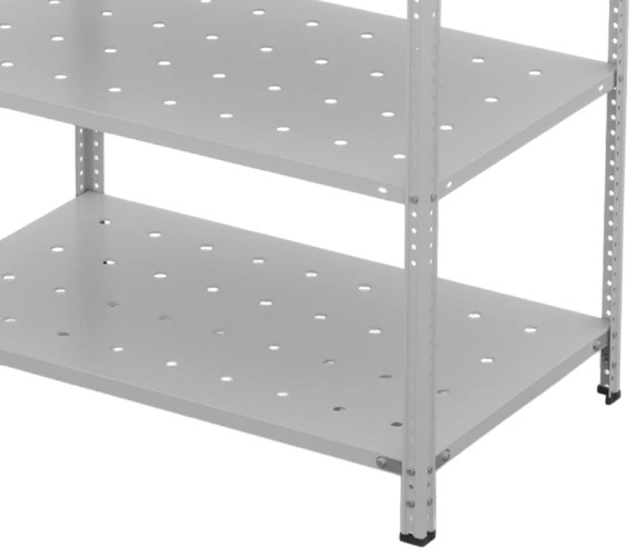 Металлический стеллаж ГТС ТС Лайт 2200x1000x500, полки: 5 шт. метал. перф. 99-221050403 - изображение 2