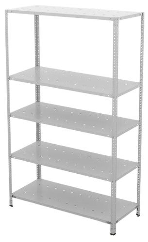 Металлический стеллаж ГТС ТС Лайт 2200x1000x300, полки: 5 шт. метал. перф. 99-221030403