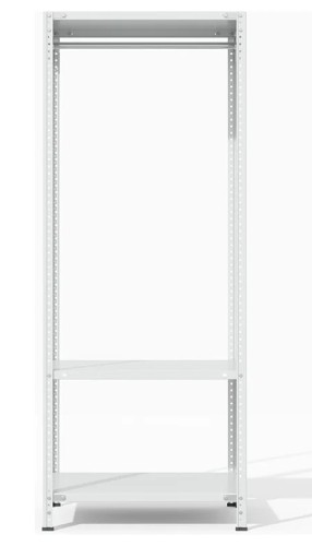 Металлический стеллаж ГТС ТС Лайт ВЕШАЛКА 1800x700x500 полки: 3 шт. металл 99-180070503