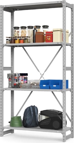 Металлический стеллаж ГТС Универсал Стеллаж 2000x1060x400 мм, 4 полки 99-201140401С