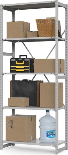 Металлический стеллаж ГТС Универсал Стеллаж 2500x1060x400 мм, 5 полок 99-251140501С