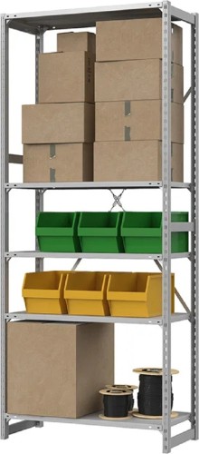 Металлический стеллаж ГТС Универсал Стеллаж 2200x1060x500 мм, 5 полок 99-180830503С