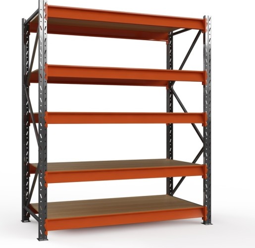 Металлический стеллаж ОПТИМА 2000х2500х785 мм полки 5 шт., фанера 99-2025078501