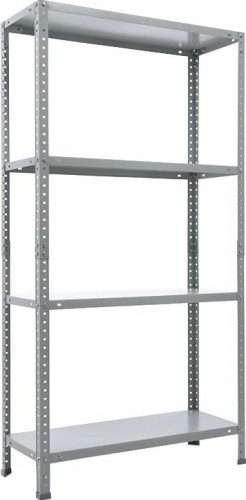 Металлический стеллаж ПРАКТИК ES150KD/75x30/4 серый S24099033402