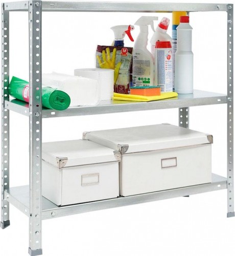 Металлический стеллаж ПРАКТИК ES75KD/75x30/3 оцинкованный S24099023358 - изображение 3