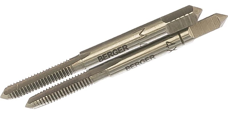 Метчик BERGER BG BG1015 M4х0,7 мм метрические комплектные 2 шт.