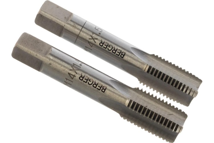 Метчик BERGER BG BG1021 M10х1,5 мм метрические комплектные 2 шт.