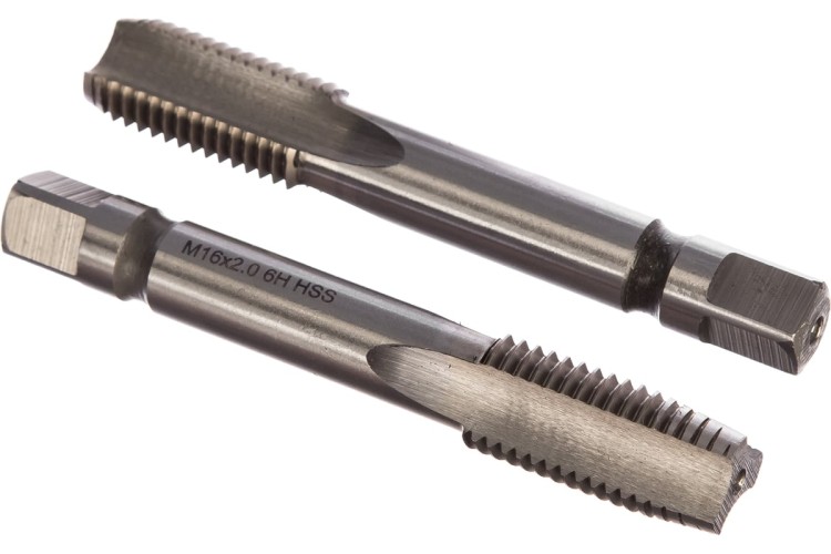 Метчик Профоснастка №375 Мастер М16*2,0 ГОСТ HSS комплект (1,2 номер в пласт. боксе) 50611045 - изображение 3