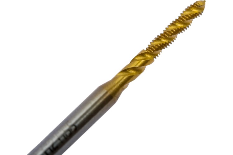 Метчик Профоснастка №401 Эксперт М2,0*0,4 HSS M2 TIN ISO529 глух отв однопроходн. 50221001 - изображение 2