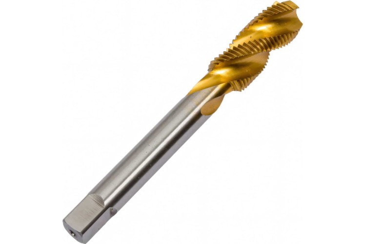 Метчик Профоснастка №444 Эксперт М12,0*1,25 HSS M2 TIN ISO529 глух отв однопроходн. 50221044 - изображение 3