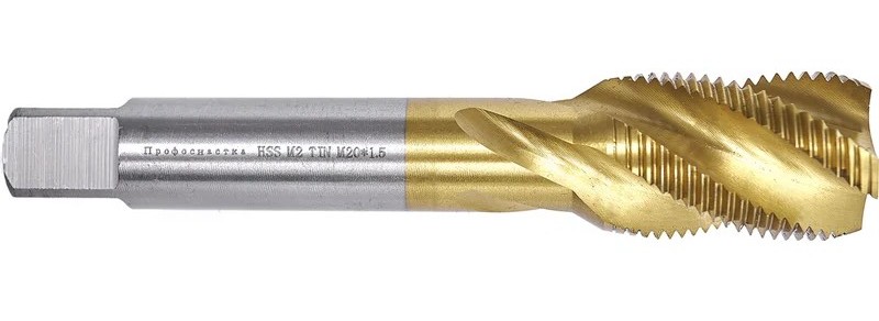 Метчик Профоснастка №470 Эксперт М20,0*2,5 HSS M2 TIN ISO529 глух отв однопроходн. 50221070