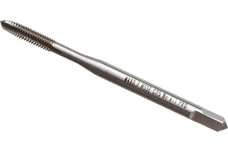 Метчик Профоснастка №611 Эксперт М4,0*0,7 HSSE Co5 DIN 371 скв отв скош/стружколом 50251011 - изображение 4