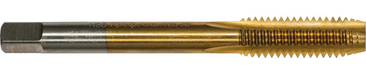 Метчик Профоснастка №83 Эксперт М7*1,0 HSS M2 TIN ISO 529 маш-ручн, однопроходн. 50711018