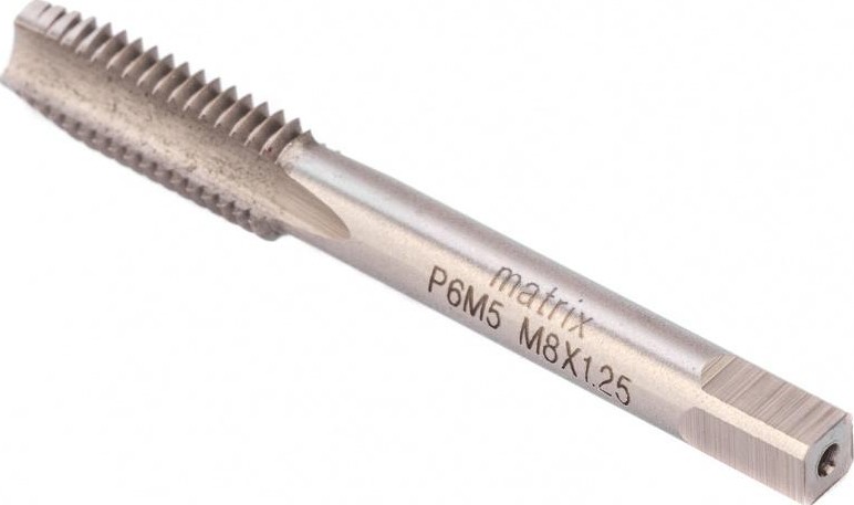 Метчик ручной MATRIX М  8 х 1,25 мм, Р6М5 76677 76677 - изображение 3