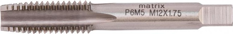 Метчик ручной MATRIX М12 х 1,75 мм, Р6М5 76696 76696