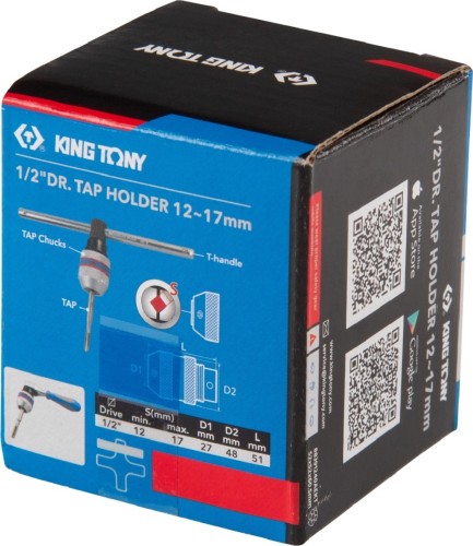 Метчикодержатель KING TONY 39124016M М20-М27, 1/2" - изображение 4