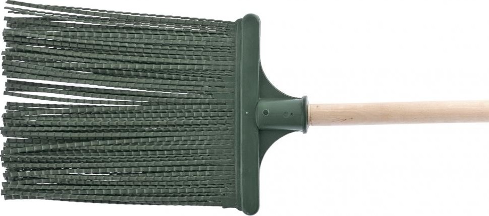 Метла полипропиленовая СИБРТЕХ плоская 195 х 265 мм, с черенком 63228 63228