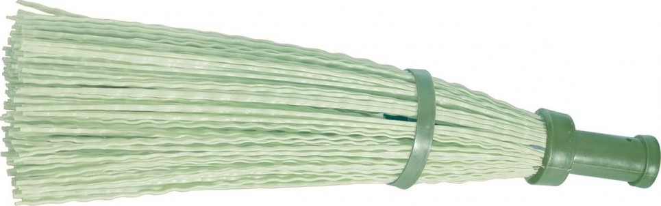 Метла полипропиленовая СИБРТЕХ круглая 190 х 380 мм, с фиксирующим ободом 63206 63206