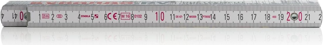 Метр складной, деревянный STABILA тип 1407 2,0 м (Кувалда.ру) 16289 - изображение 2