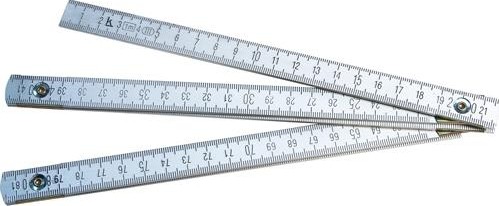 Метр складной КАЛИБРОН 1.0 м (алюминиевый) 116533