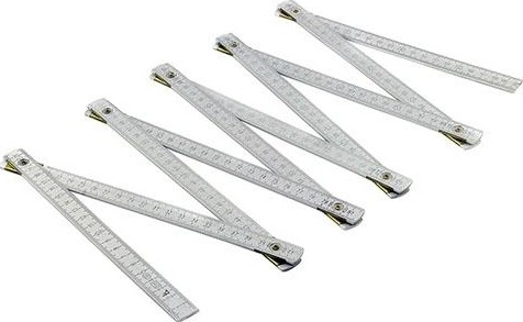 Метр складной КАЛИБРОН 2.0 м (алюминиевый) 116534