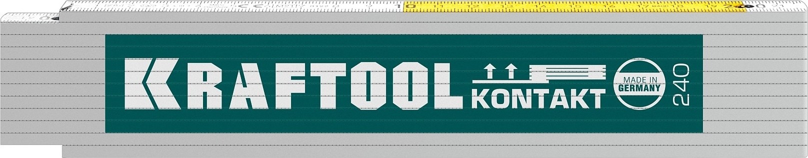 Метр складной KRAFTOOL PRO-90 Kontakt 2.4 м, деревянный  34729