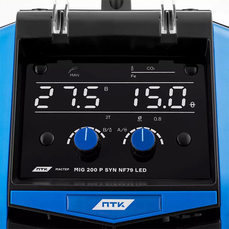 Сварочный аппарат ПТК МАСТЕР MIG 200 P SYN NF79 LED - изображение 2
