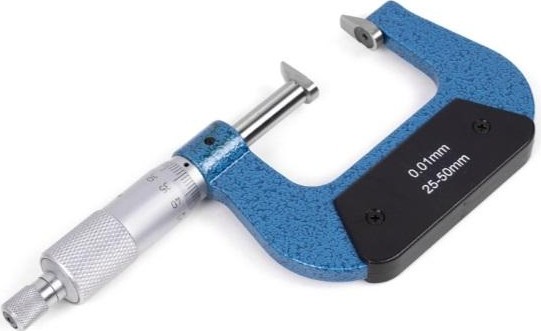 Микрометр ЧИЗ  зубомерный МЗ-УС-50 0,01 с усеченными пяткой и винтом ЧИЗ 127257