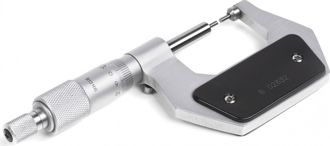 Микрометр SHAN  с мал.изм.губ. МК-МП- 25 0,01 450358 - изображение 3