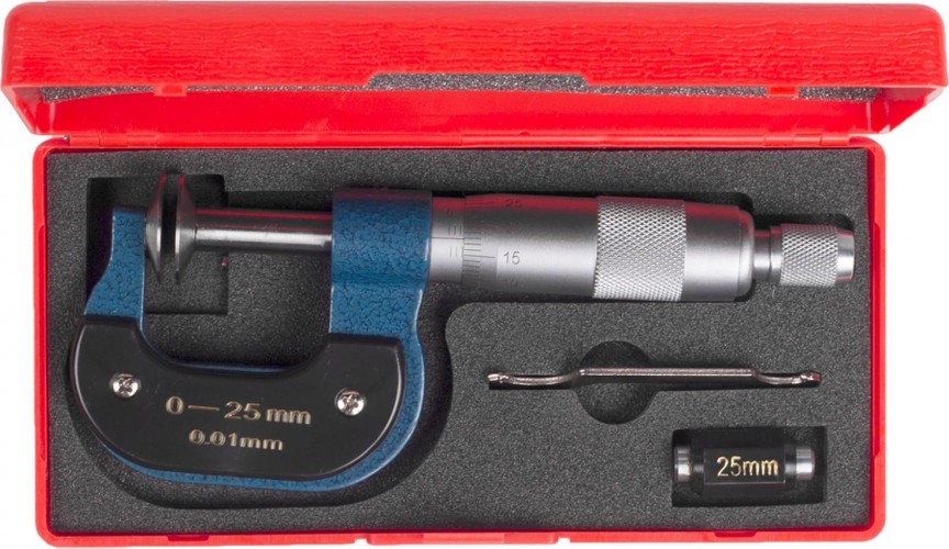 Микрометр SHAN  зубомерный МЗ- 25 0,01 351252 - изображение 5