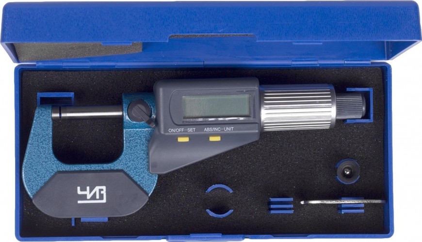 Микрометр цифровой ЧИЗ МКЦ-25 0,001 2- кн IP54 463261 - изображение 4