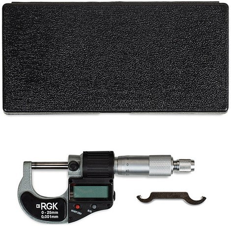 Микрометр цифровой RGK MC-25 С ПОВЕРКОЙ 755863 - изображение 3