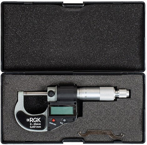 Микрометр цифровой RGK MC-25 С ПОВЕРКОЙ 755863 - изображение 4