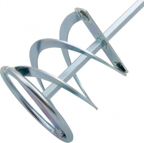 Миксер Denzel 848 447 80х400 мм,оцинкованный,шестигранный хвостовик 8 мм 848447 - изображение 2