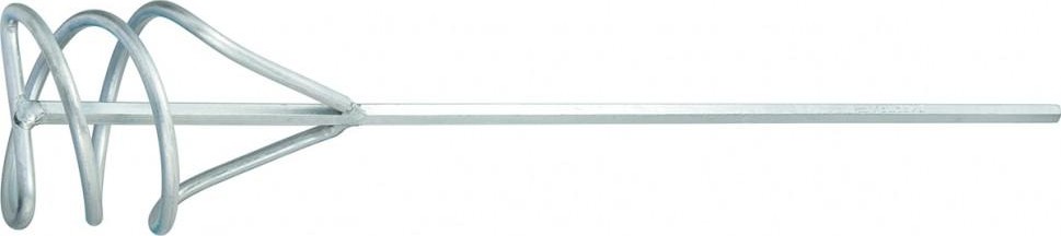 Миксер СИБРТЕХ 120 х 570 мм из оцинкованной стали для песчано-гравийных смесей 84815