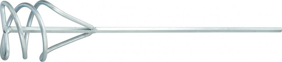 Миксер СИБРТЕХ 60 х 400 мм из оцинкованной стали для песчано-гравийных смесей 84807