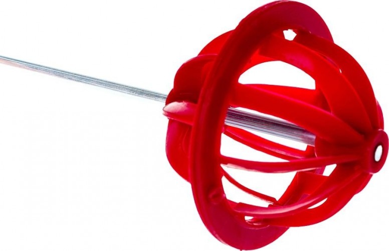 Миксер ЗУБР МАСТЕР глобус пластмассовый, для красок, 82х80х400мм 06006-82-40 - изображение 2